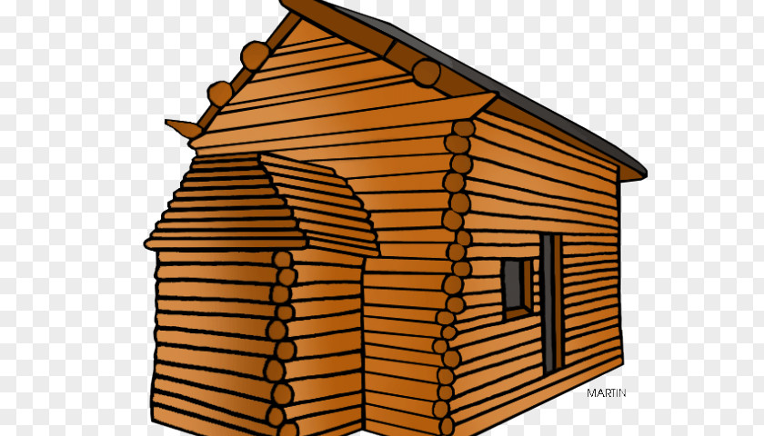Cottage Home Shed Roof Log Cabin Hut House PNG