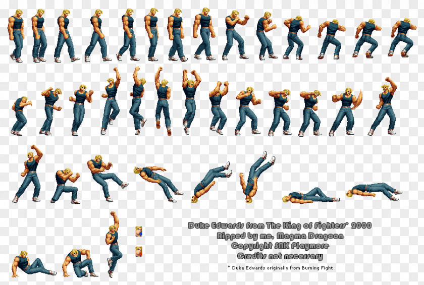 Sprite The King Of Fighters 2000 XIII 2003 '98 Terry Bogard PNG