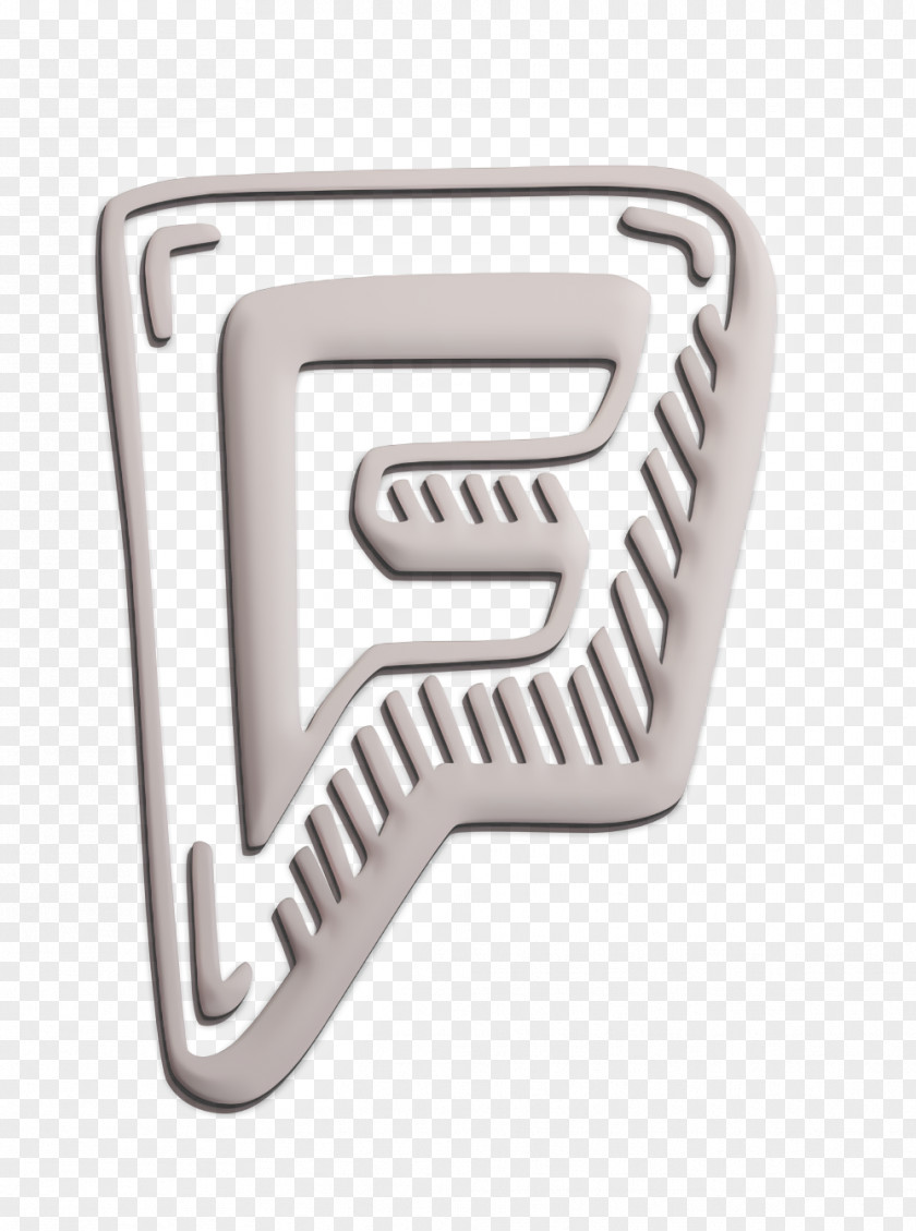 Steel Fashion Accessory Forsquare Icon Hand Drawn Social PNG