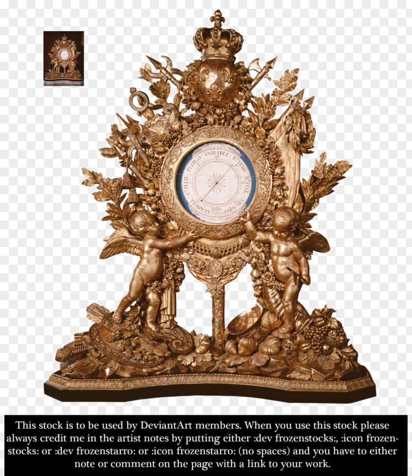 Versailles Palace Of Bracket Clock PNG