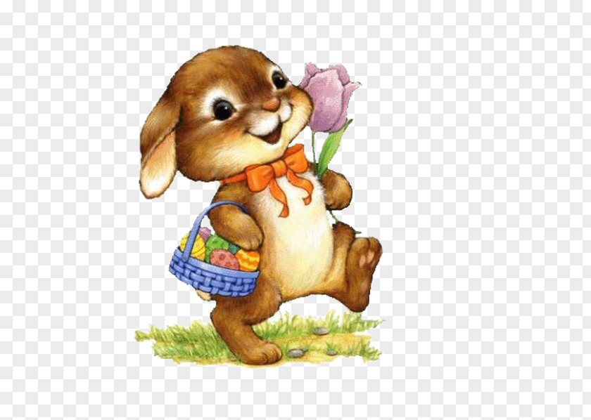 Happy Bunny Easter Wish Hare Dydd Sul Y Pasg PNG