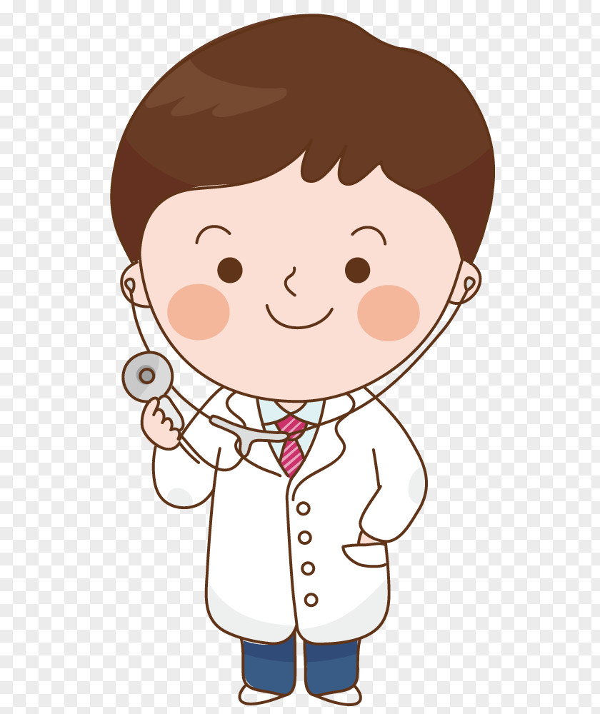 Doctor Holding A Stethoscope Physician Health Professional Illustration PNG