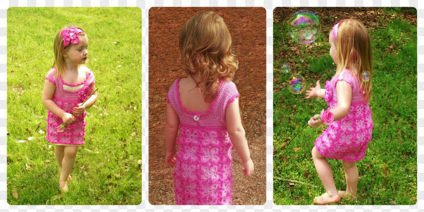 Dress Toddler Pink M Summer PNG