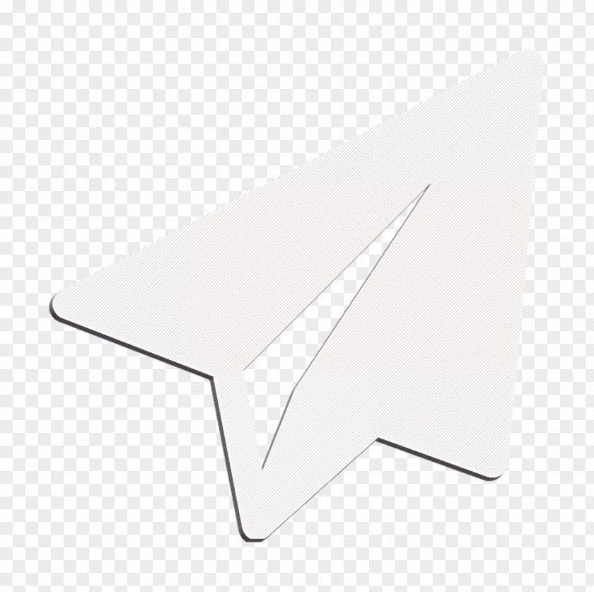 Email Icon Paper Plane Origami PNG