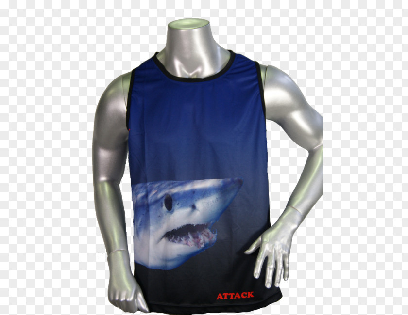 Fisherman Clothing T-shirt Sleeveless Shirt Shoulder Shark Isurus Oxyrinchus PNG