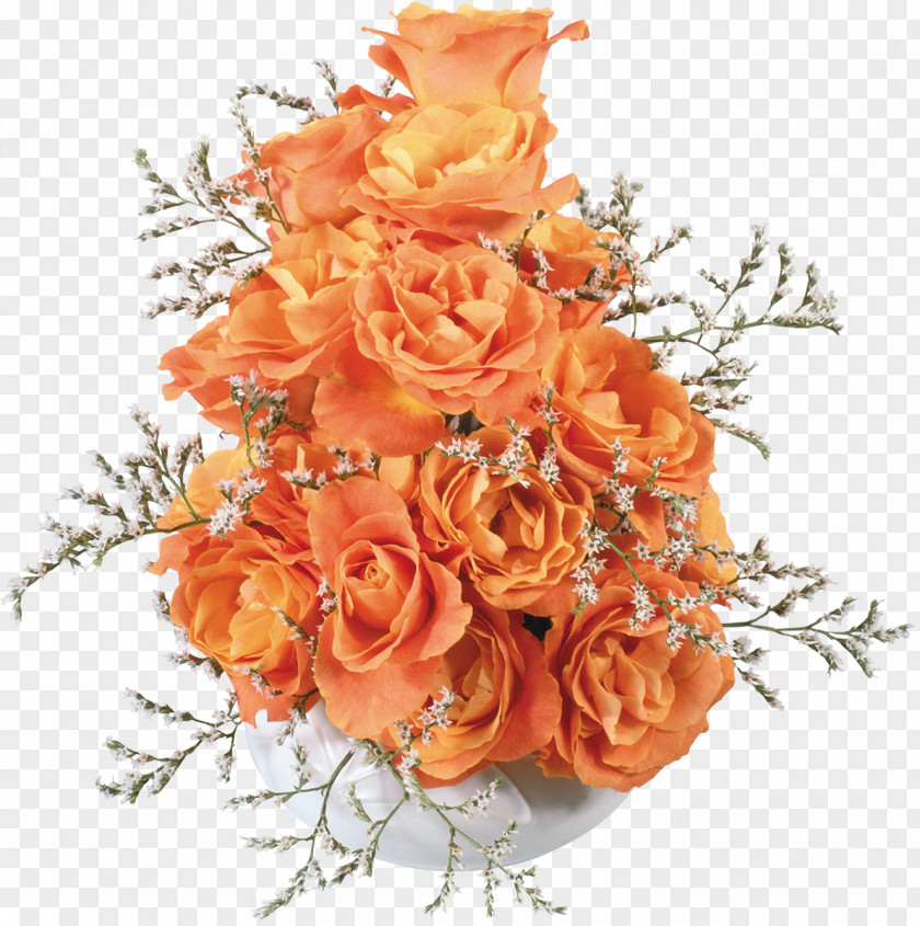 Orange Flower Bouquet Rose Desktop Wallpaper Carnation PNG