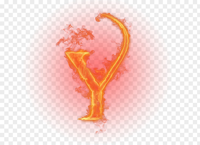 Burning Letter English Alphabet Y Fire PNG