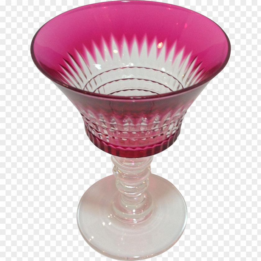 Glass Champagne Vase Product Magenta PNG