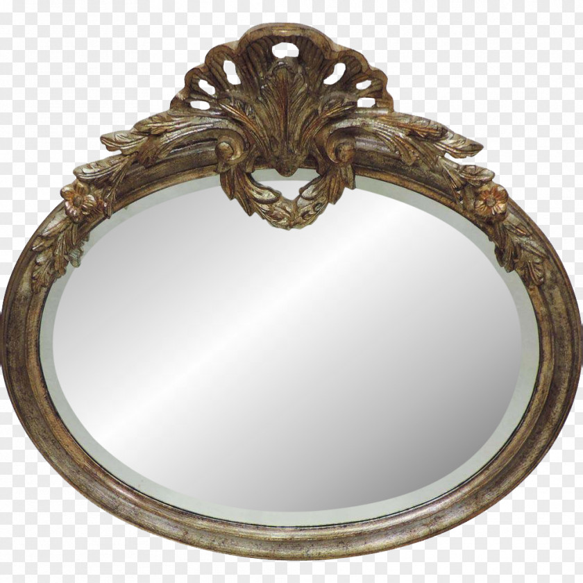 Mirror Light Wood Carving Barge PNG