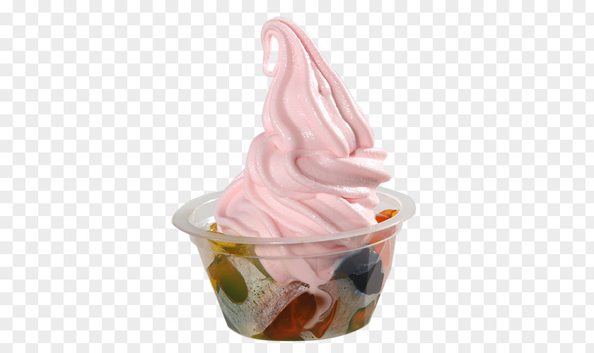 Pink Ice Cream Model Cone Sundae Frozen Yogurt PNG