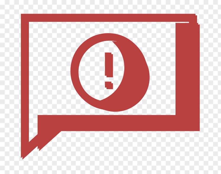 Symbol Rectangle Chat Icon Warning PNG