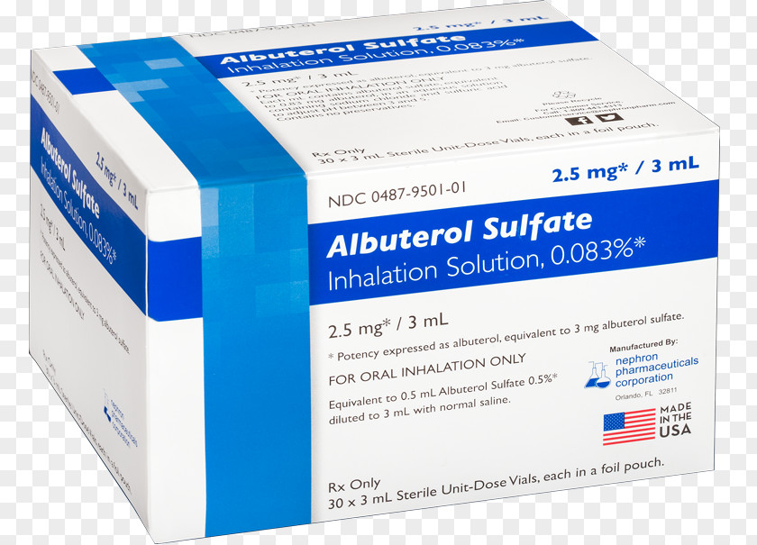 Tablet Albuterol Sulfate Nebulisers Ipratropium Bromide VoSpire ER PNG