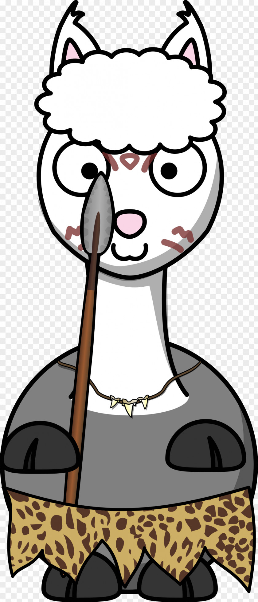 Alpaca Llama Valentine's Day Clip Art PNG