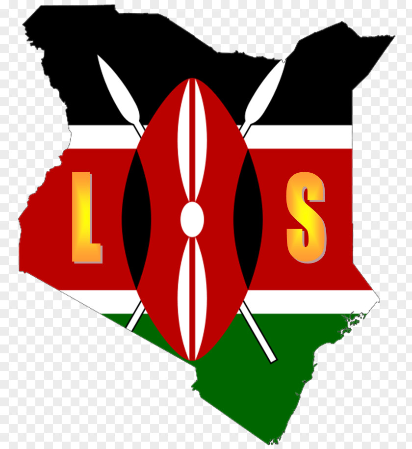 Flag Of Kenya Map National PNG