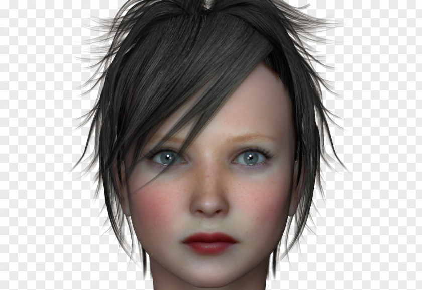 Hair Eyebrow Coloring Bangs Black PNG