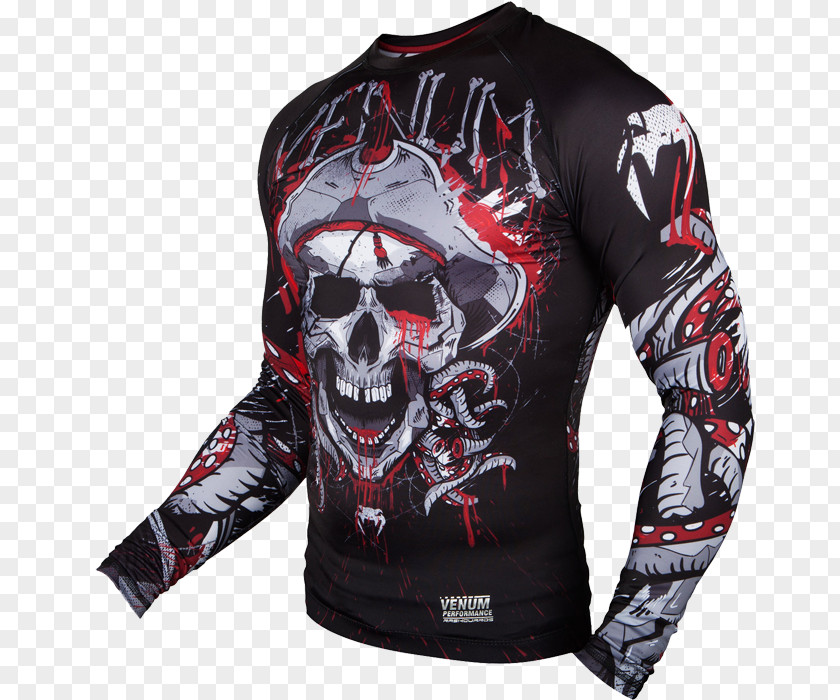 T-shirt Sleeve Rash Guard Venum Boxing PNG