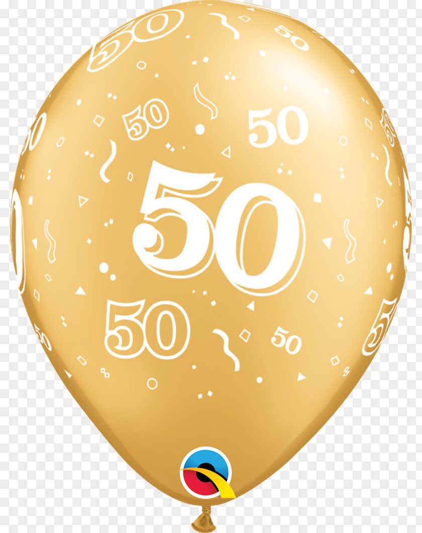 50 Balloon Birthday Party Anniversary Flower Bouquet PNG