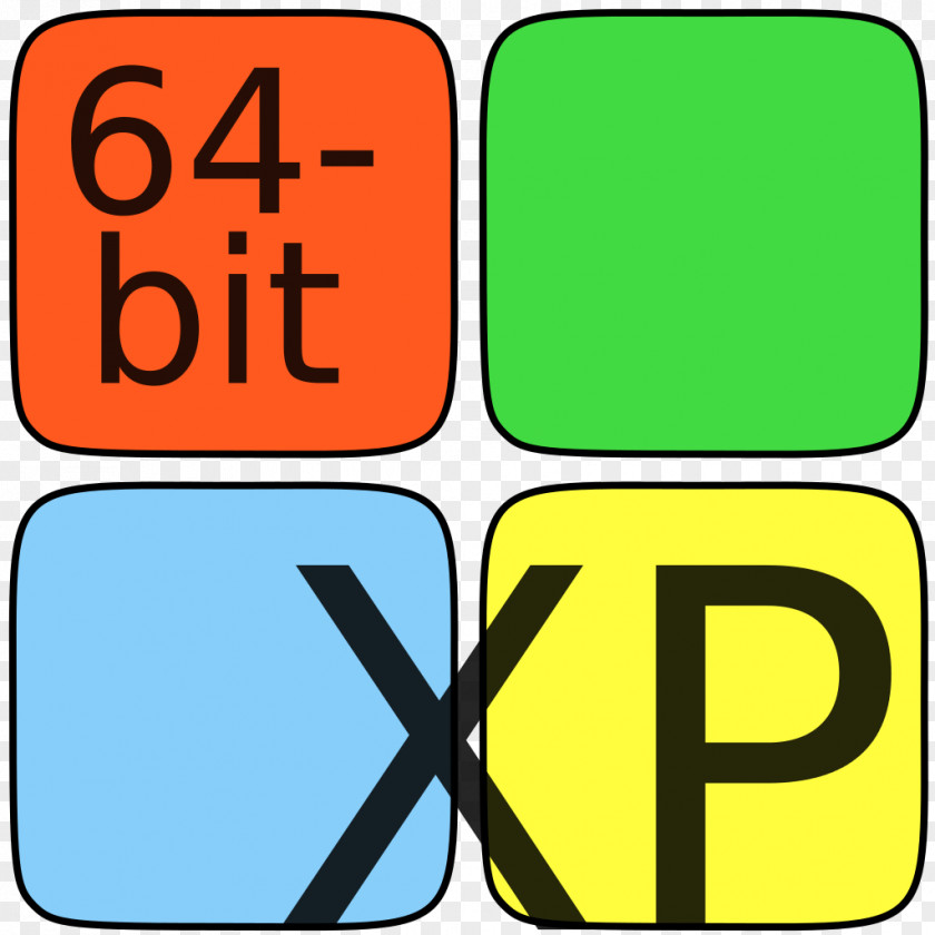 Colored Letters Logo Windows XP PNG