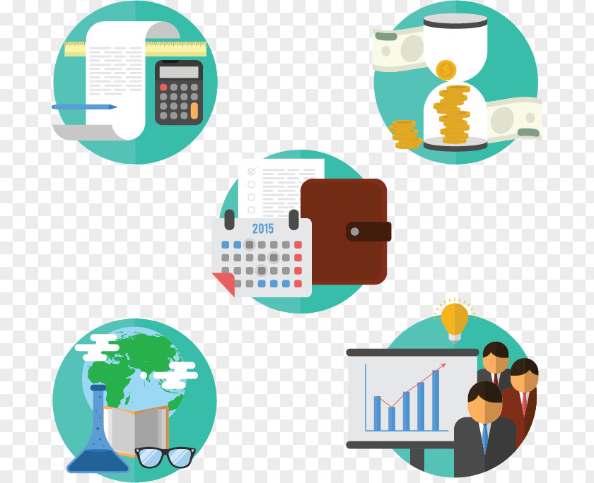 Five Sets Of Business Charts Chart Clip Art PNG