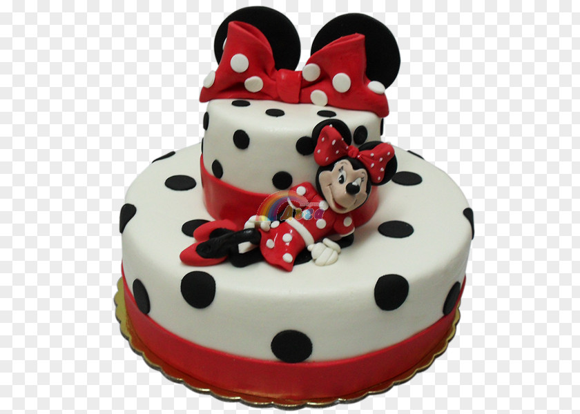 Minnie Mouse Birthday Cake Sugar Torta Mickey PNG