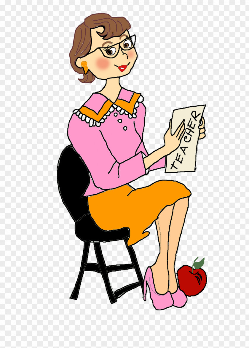 Talking Teacher Student School Class Clip Art PNG