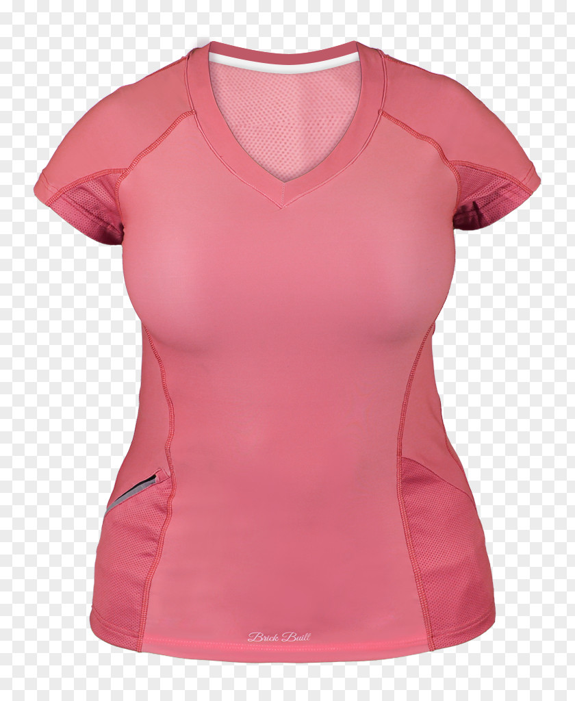 5 T Shirts T-shirt Shoulder Sleeve Pink M PNG