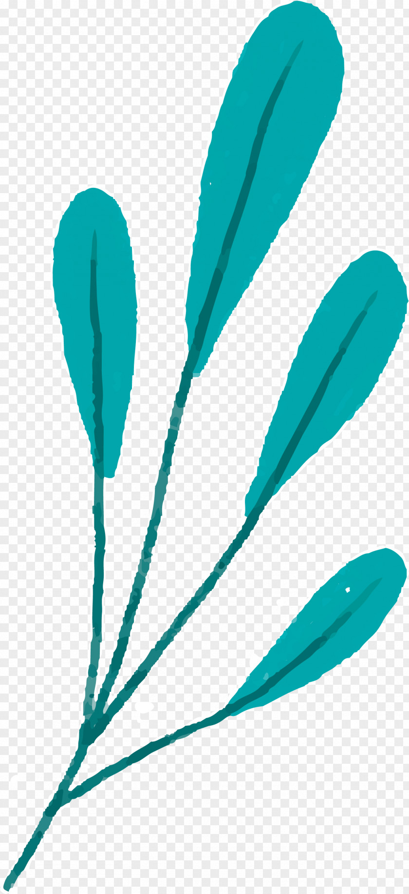 Leaf Plant Stem Line Quill Microsoft Azure PNG