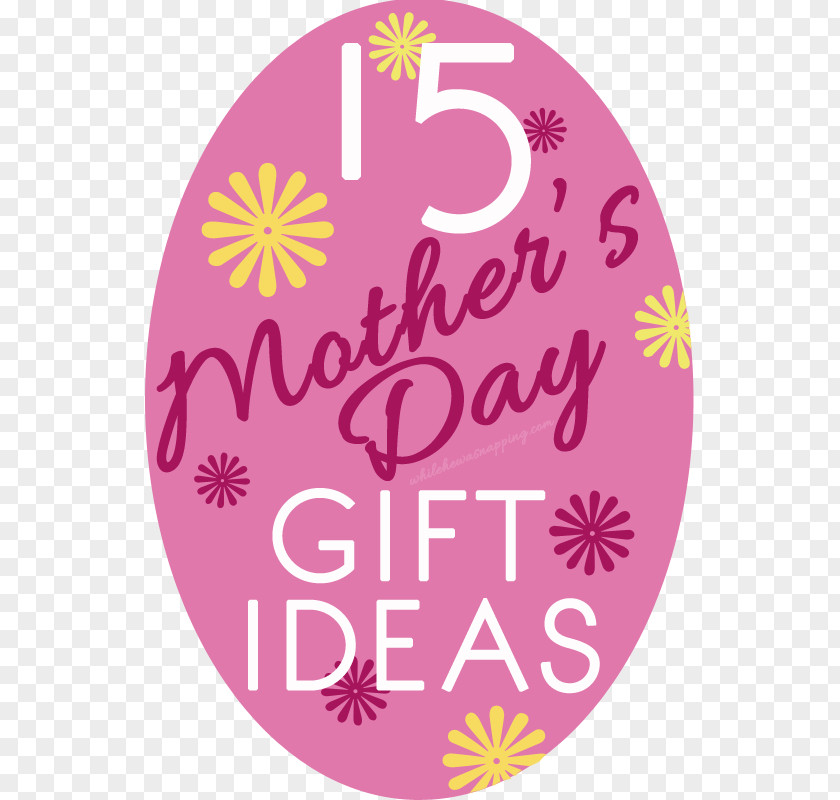 Mother's Day Material Label Sticker Gift PNG