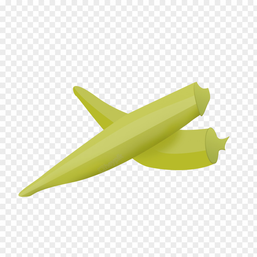 Okra Vector Vegetable Food Image Illustration PNG