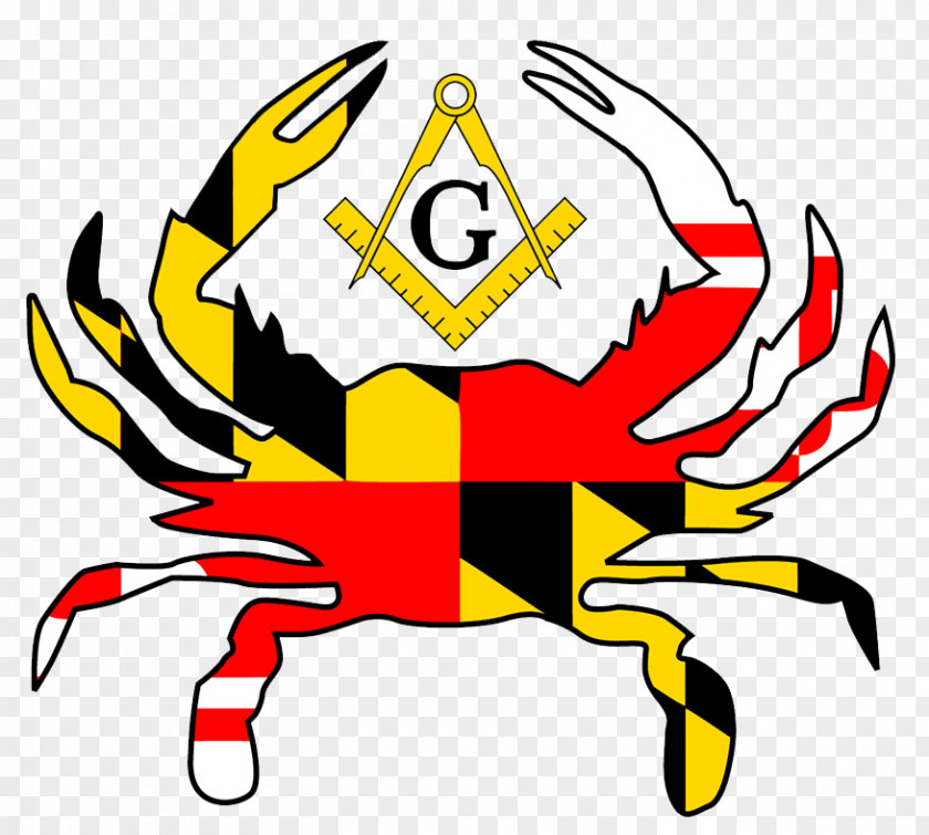 Seafood Feast Flag Of Maryland Crab Clip Art PNG