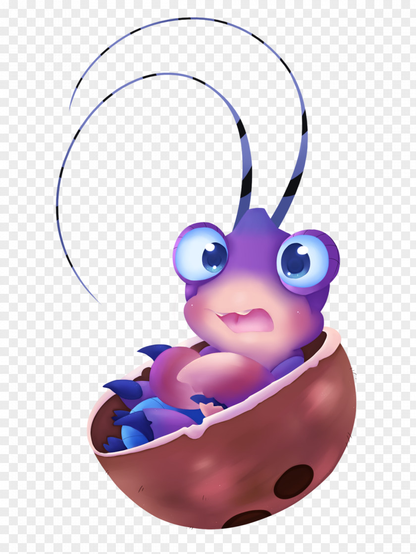 Cute Crab Tamatoa Coconut Art PNG