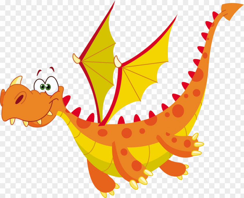Flying Dragon Cartoon Royalty-free Clip Art PNG