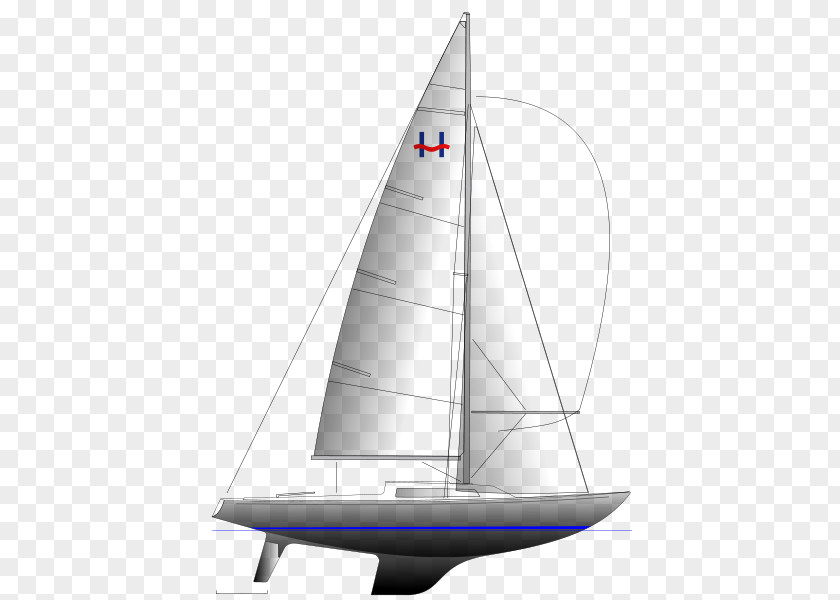 Sail Sailboat Yawl H-boat PNG