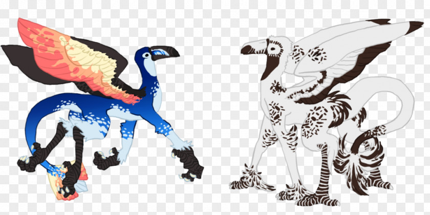 Toucan Horse Bird Art PNG