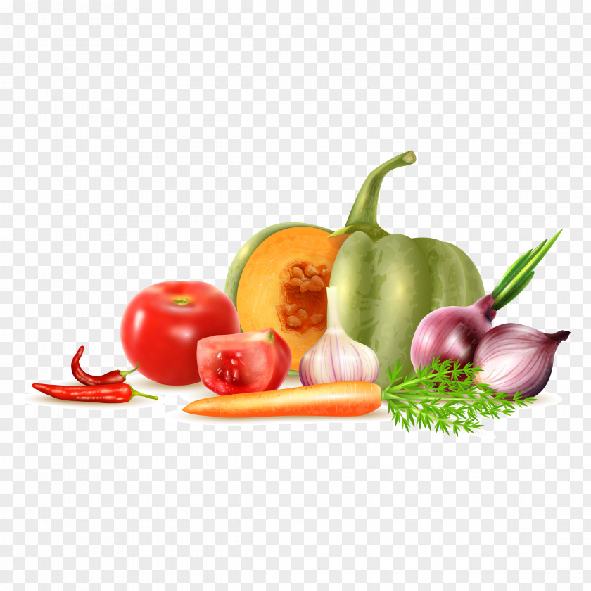 Vegetables 5 Vegetable Web Banner Advertising PNG