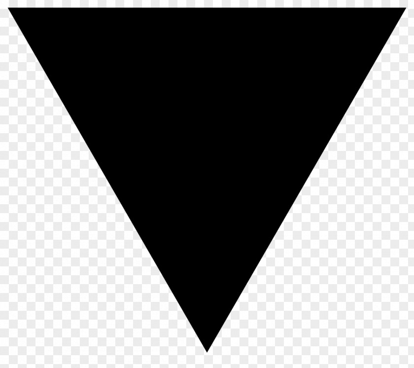 Black Triangle Shape PNG