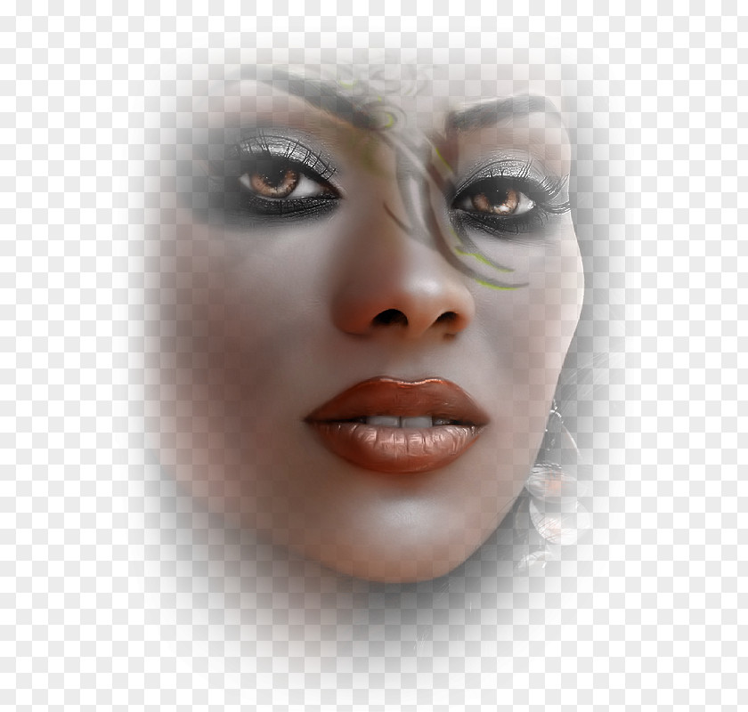 Painting Digital Woman Portrait PNG