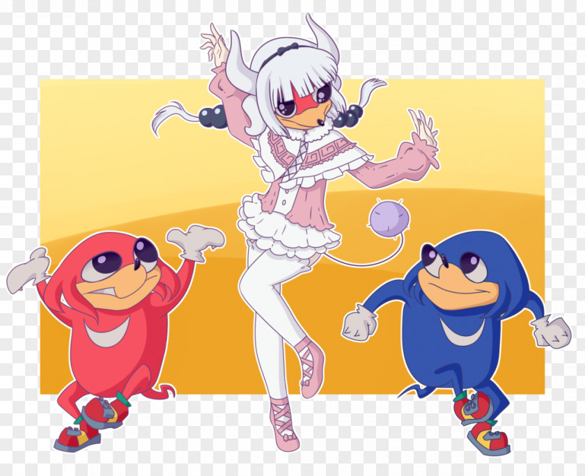 Uganda Knuckles The Echidna VRChat Tails Sonic Adventure PNG