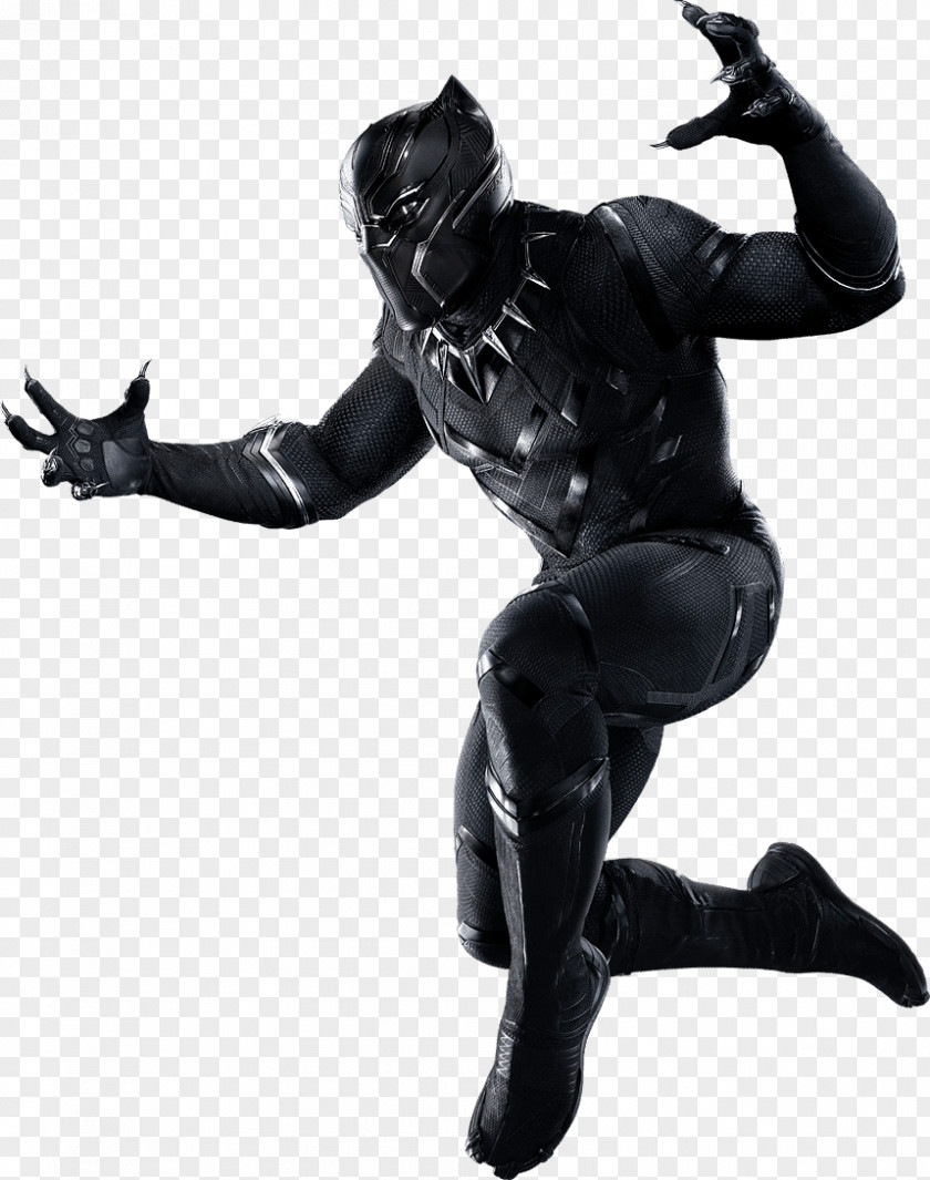 Black Panther Captain America War Machine Iron Man Falcon PNG