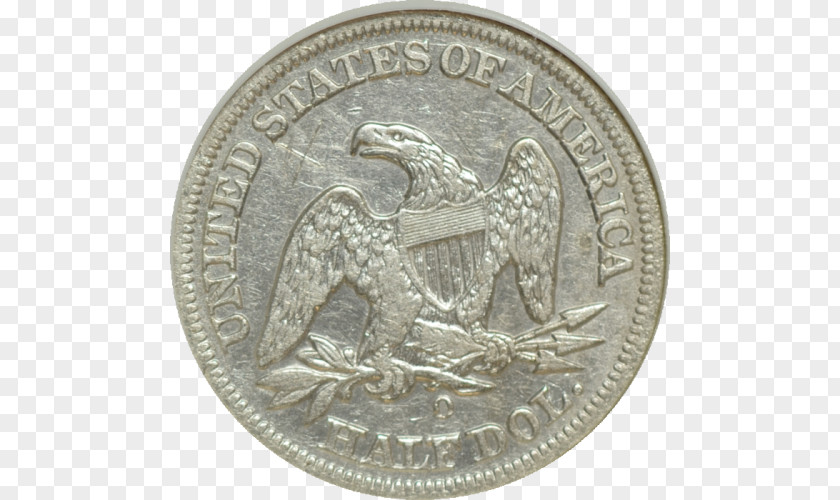 Half Dollar Quarter United States Seated Liberty Coinage PNG