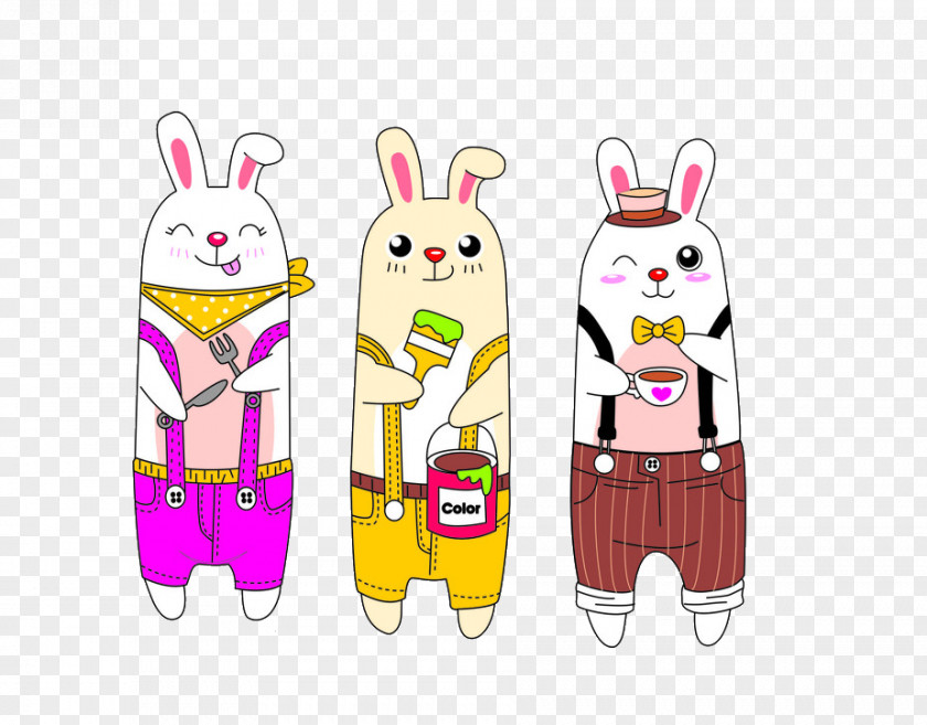Rabbit-shaped Bookmark Cuteness Cartoon PNG