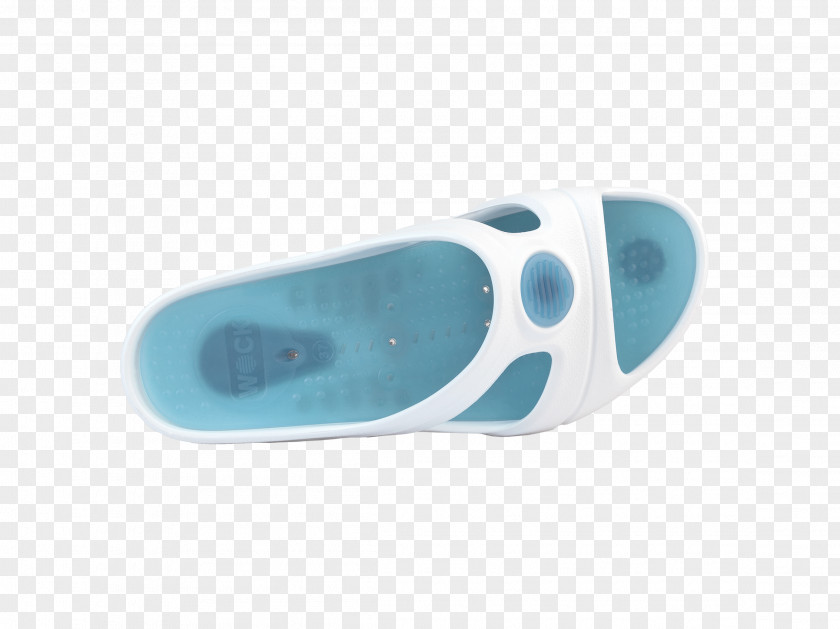 Senses Blue Slipper White Shoe PNG