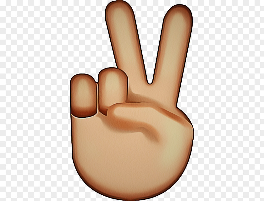 Thumbs Signal Nail Peace Emoji PNG