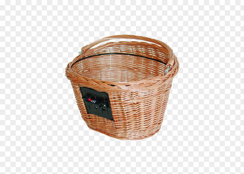 Exquisite Bamboo Baskets Wicker Bicycle Pannier PNG