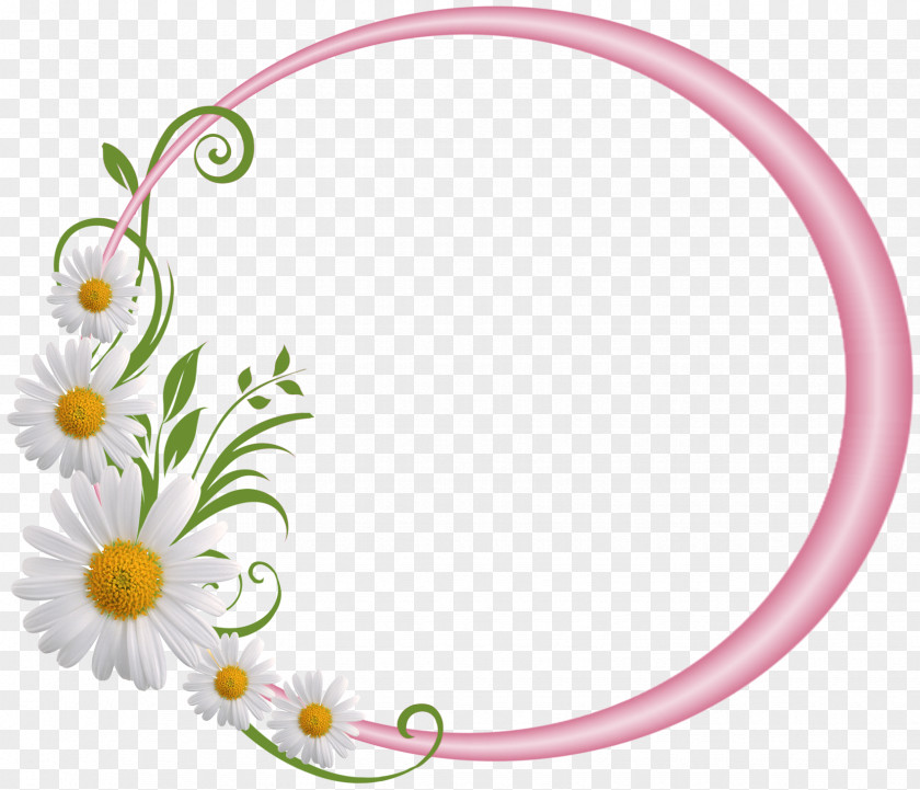 Floral Round Frame File Picture Clip Art PNG