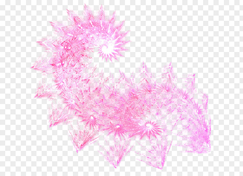 Fractals Illustration Pink M Pattern RTV PNG