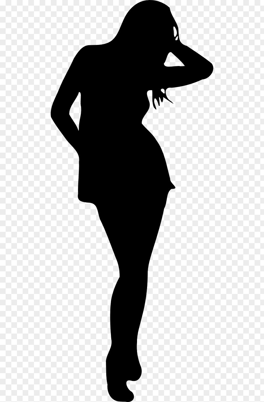 Invisible Woman Silhouette Clip Art PNG