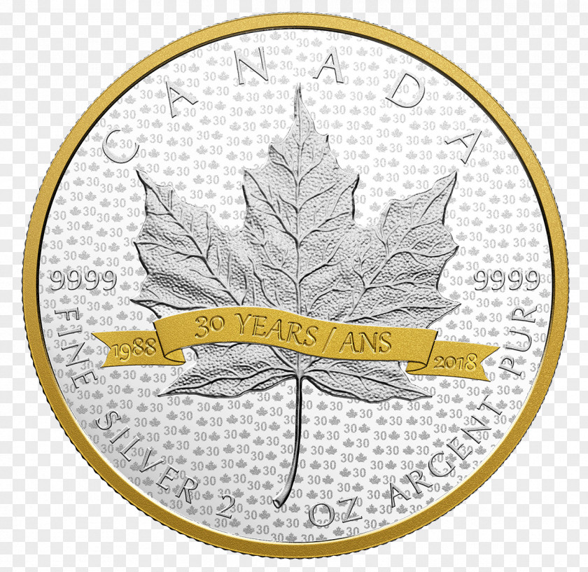 Royal Canadian Mint Canada Silver Maple Leaf Gold PNG