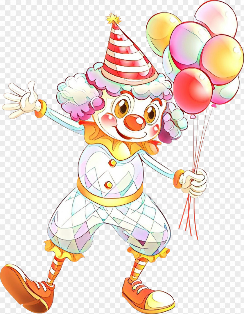 Clown Party Supply Cartoon PNG
