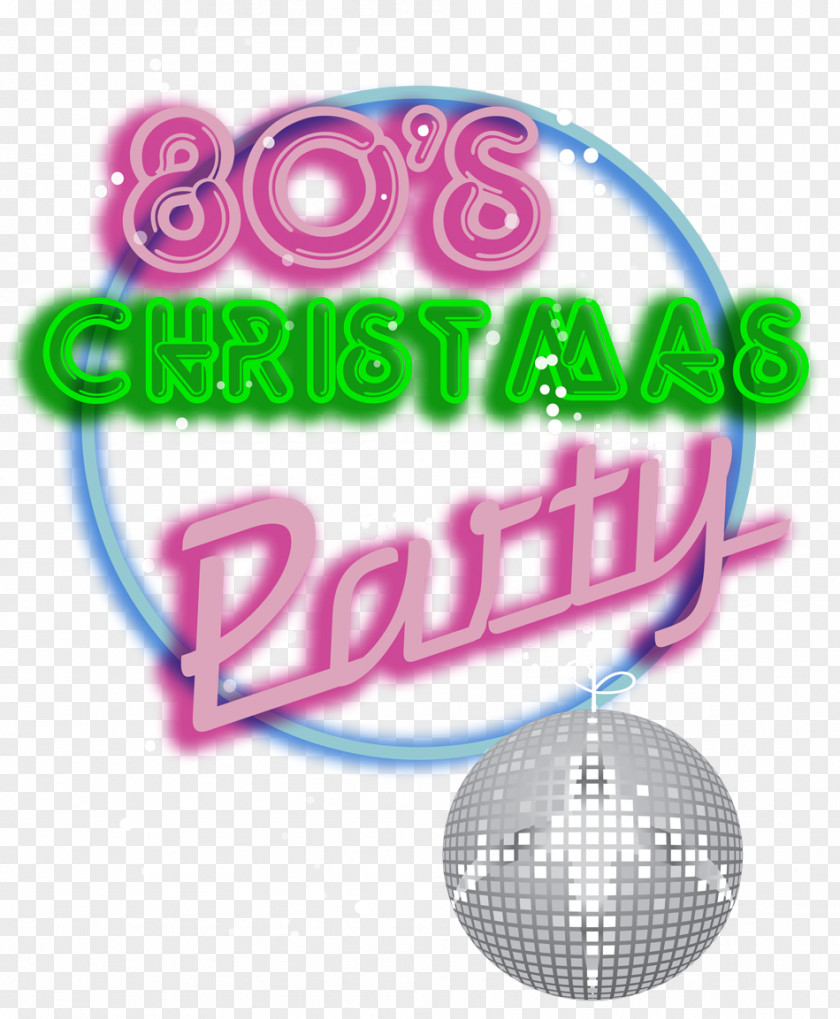 Flyer Party 80's Logo Discothekenhits Virginia Font Product PNG